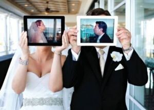 una boda moderna depende de las redes